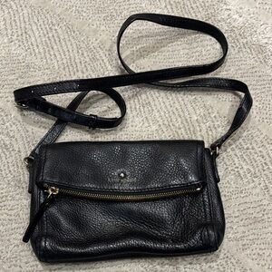 Kate Spade Black Pebbled Leather Crossbody Bag